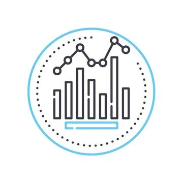 Classify line icon, outline symbol, vector illustration, concept sign Illustrazione stock