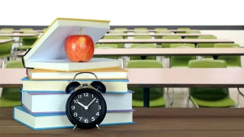 Classroom and book Stock Photos