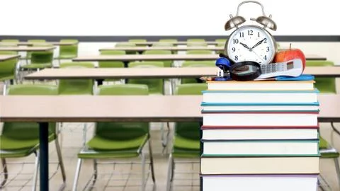 Classroom and book Stock Photos