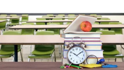 Classroom and book Stock Photos