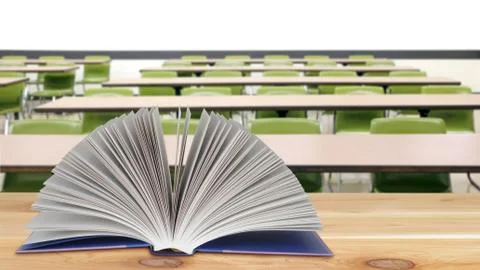 Classroom and book Stock Photos