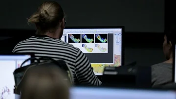 Classroom and computer lab at a University  库存影片 85705544