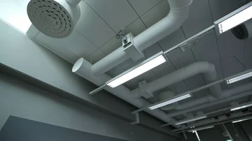 Classroom and computer lab at a University  Stockbeeldmateriaal 85705577