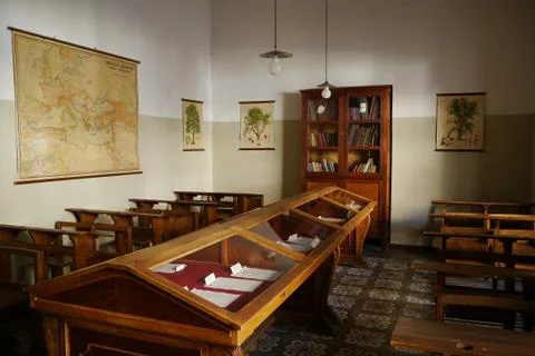 Classroom antonio machado Stock Photos