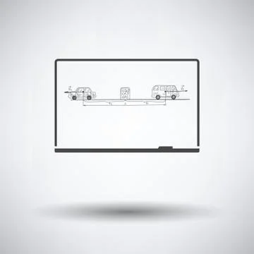 Classroom blackboard icon Stock Illustration
