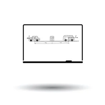 Classroom blackboard icon Stock Illustration