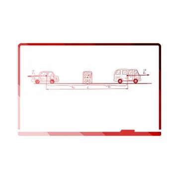 Classroom Blackboard Icon Stock Illustration