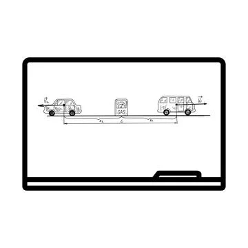 Classroom Blackboard Icon Stock Illustration