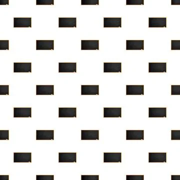 Classroom blackboards pattern repeating on white background 스톡 일러스트