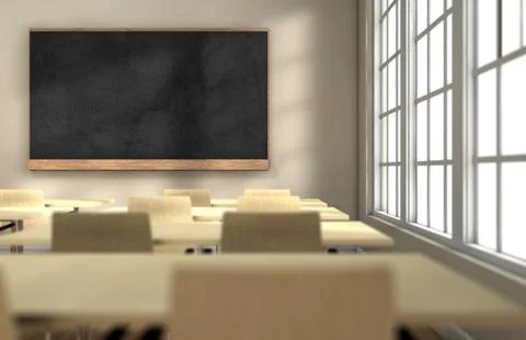 Classroom board Illustrazione stock