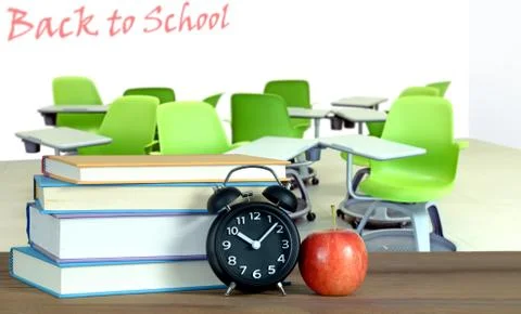 Classroom with chair Stock Photos
