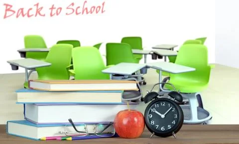 Classroom with chair Stock Photos