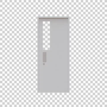 Classroom Door 3D Render Illustration Element 02 Stock Illustration