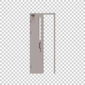 Classroom Door 3D Render Illustration Element 08 Illustrazione stock