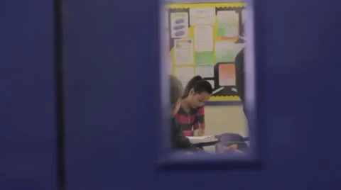 Classroom door Video stock 22636817