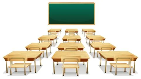 Classroom Illustrazione stock