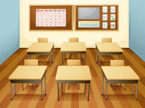 Classroom Illustrazione stock