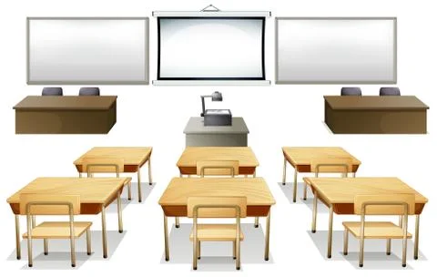 Classroom Stock Illustration