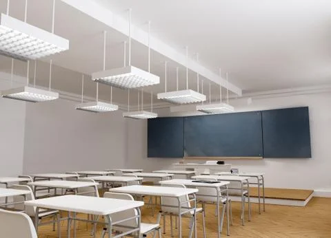 A Classroom Stock Illustration