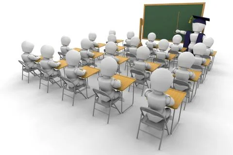 Classroom Stock Illustration