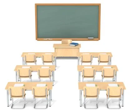 Classroom. Stock Illustration