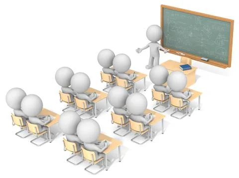 Classroom. Stock Illustration