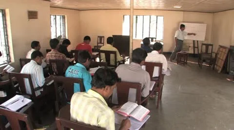 Classroom in India Stock Footage 11718933