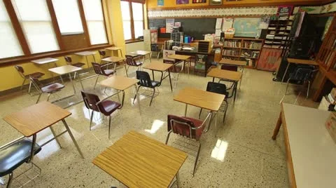 Classroom Interior - Wide Angle Tilt Видео 12096922