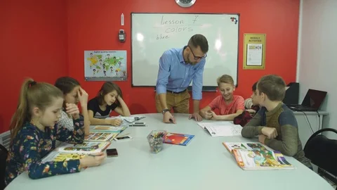 Classroom Learning Students Study Concept Stock Footage 70580185