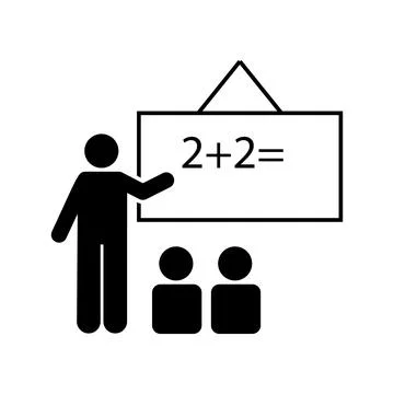 Classroom, seminar, teacher icon. Element of education pictogram icon. Premium Stock Illustration