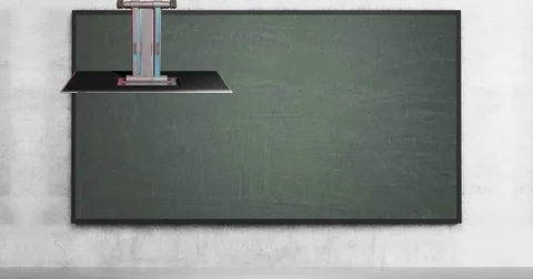 Classroom Virtual Set Background for Green Screens Video stock 74566762