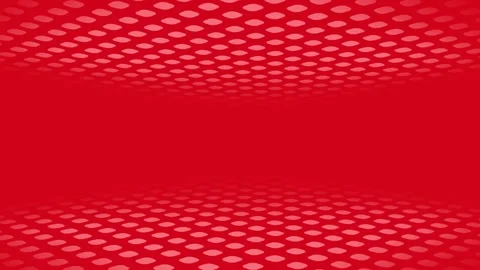 Classy 3d box pattern abstract perspective Red tech Background Stock Footage 302556703
