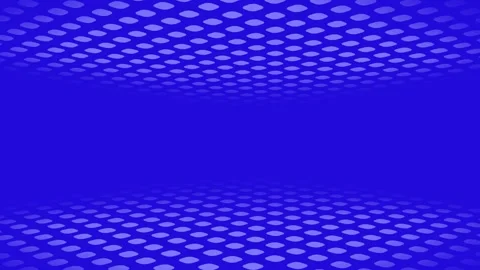 Classy 3d box pattern abstract perspective Blue tech Background Stock Footage 302556740
