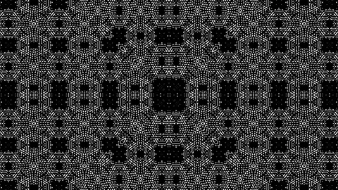 Classy Black &amp; White Tile Pattern: Complex Motion Graphic for Visual Projects Stock Footage 274029243