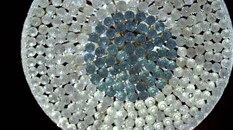 Classy Chandelier Static Mid shot  스톡 동영상 45621720