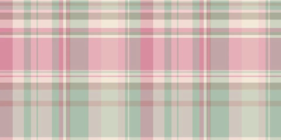 Classy check vector plaid, tiny textile background pattern. Rest tartan sea.. Stock Illustration