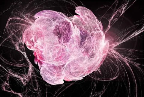 Classy glowing plasmatic background with lens flare effect Illustrazione stock