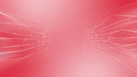 Classy Red abstract design wavy pattern geometrical background Stock Footage 302554094