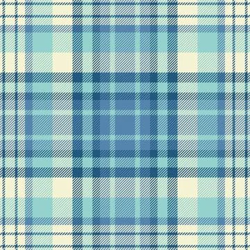Classy seamless plaid texture, rustic fabric tartan background. Primary che.. Stock Illustration