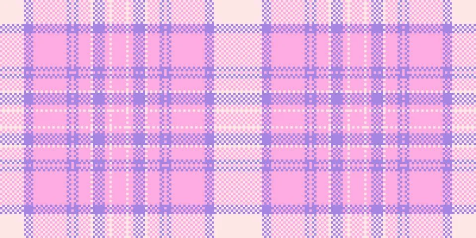 Classy vector seamless fabric, soft background texture check. Pyjamas texti.. Stock Illustration