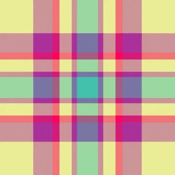 Classy vector tartan seamless, collage plaid texture pattern. Gift card tex.. Stock Illustration