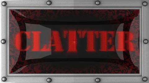 Clatter on led 스톡 동영상 8685127