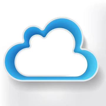 Claud, vector Illustrazione stock