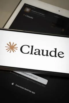 Claude by anthropic artificial intelligence Fotos de archivo