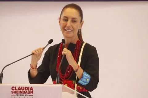 Claudia Sheinbaum speech Stock Photos