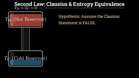 Clausius and Entropy Equivalence Vídeos de archivo 336632514