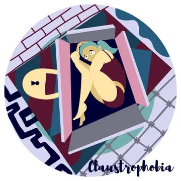 Claustrophobia Stock Illustration