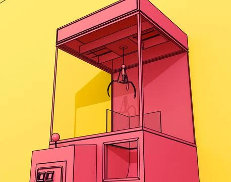 Claw Arcade Game Stock Illustration