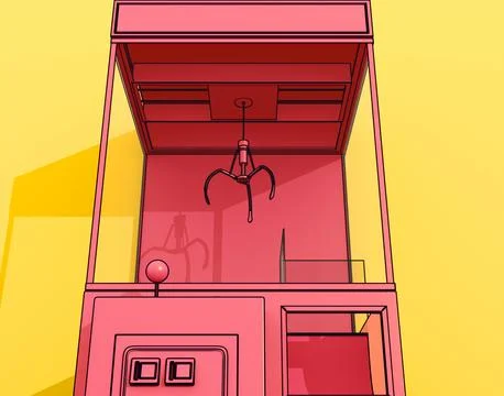 Claw Arcade Game Stock Illustration