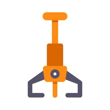 Claw crane arcade game grabber machine icon Stock Illustration